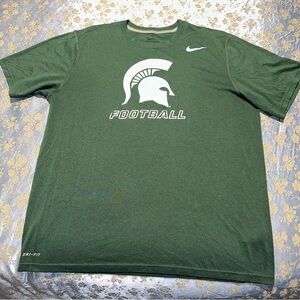 Nike Green Football T-Shirt